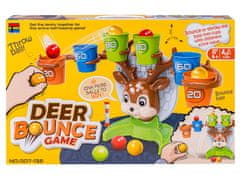 KECJA Hra na hádzanie basketbalových košov Deer Bounce + príslušenstvo, hra Deer Bounce