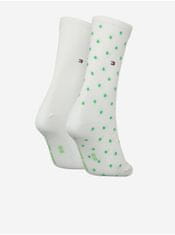 Tommy Hilfiger Sada dvoch párov dámskych ponožiek v krémovej farbe Tommy Hilfiger 39-42