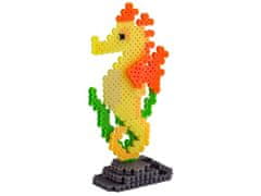 KECJA Zažehľovacie korálky 3D verzia, Šablóna morského koníka, Vrecúško, Zažehľovacia podložka