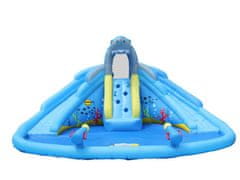KECJA Nafukovací vodný hrad HappyHop Dvojitá šmykľavka Pool