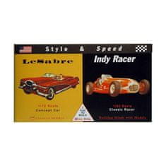 KECJA Plastikový model - Štýl a rýchlostné vozidlá - Le Sabre "Concept Car" / Indy Racer - Glencoe Models