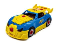 KECJA Hračkárske športové auto Bugatti na krútenie a otáčanie