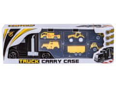 KECJA Čierny nákladný automobil, Transportér + osobné vozidlá, Otvoriteľný karavan, Stavebné vozidlá, Traktor, Jeep 6v1
