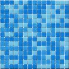 Horavia Mozaika 327x327x4mm, drvené sklo, SWIMMING BLUE