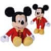 SIMBA DISNEY Maskot Mickey Mouse v lesklom červenom kabáte 25 cm