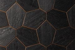 Horavia Dekoratívny saunový obklad HEXAGON, abachi thermowood yakisugi 432x373mm