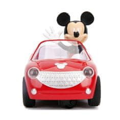Jada Toys Disney Mickey Mouse konvertibilný RC Roadster auto na diaľkové ovládanie