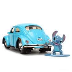 Jada Toys JADA Disney Volkswagen Beetle Stitch figúrka 1:32 Lilo Car
