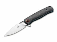 Böker Plus 01BO319 NEBULA vreckový nôž 9,2 cm, čierna, uhlíkové vlákna