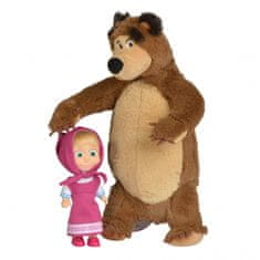 SIMBA Súprava bábik 2 v 1 Máša a plyšový medveď