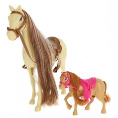 SIMBA Bábiky Steffi a Evi s koňom a poníkom Dobrodružstvo s koňom
