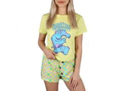 Disney Monsters Inc. Sullivan Dámske letné pyžamo s krátkym rukávom, krátke nohavice XS