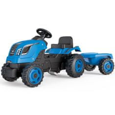 Smoby Traktor XL modrý pedál s prívesom