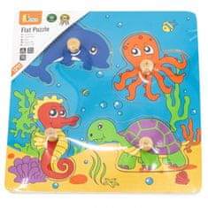Viga Toys Drevené puzzle Sea Surprise Puzzle