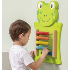 Viga Toys Drevená žaba Vzdelávacie počítadlo Hračky Montessori
