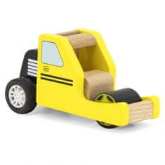 Viga Toys Drevený žltý cestný valec
