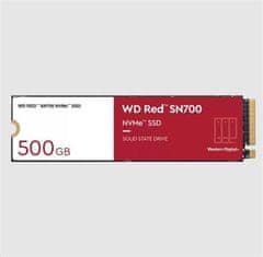 WD RED SSD NVMe 500 GB PCIe SN700, Geb3 8 GB/s, (R:3430/W: 2600 MB/s) TBW 1000