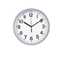SEGNALE Nástenné hodiny ručičkové 22,5 cm šedý rám