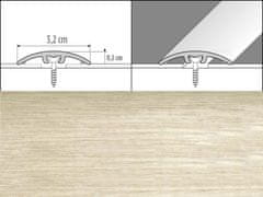 Effector Prechodové lišty A66 - NARÁŽACIE šírka 3,2 x výška 0,54 x dĺžka 93 cm - dub bielený