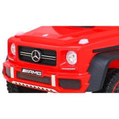 Mamido Elektrické autíčko Mercedes G63 4x4 červené