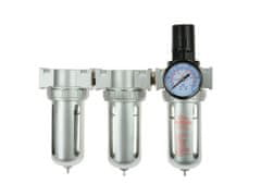 GEKO Regulátor tlaku 1MPa s filtrom, manometrom a prim. oleja 1/2" G03160