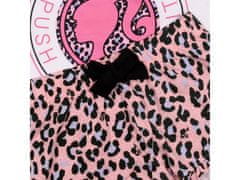 sarcia.eu Dámske letné pyžamo s leopardím vzorom v bielo-ružovej farbe s krátkym rukávom L
