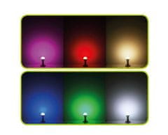 Diolamp SMD LED Reflektor PAR16 4W/230V/GU10/RGB+3000K/300Lm/75°/Dim/diaľkový ovládač