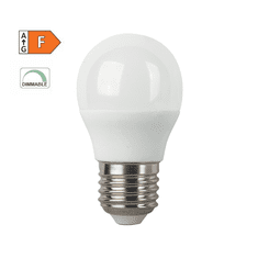 Diolamp SMD LED žiarovka matná Ball P45 7W/230V/E27/3000K/700Lm/230°/Dim