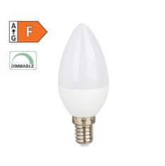 Diolamp SMD LED žiarovka matná Candle C37 7W/230V/E14/3000K/700Lm/250°/Dim