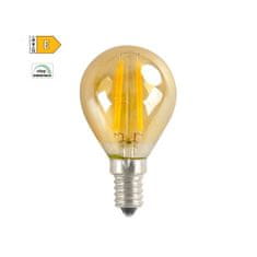 Diolamp LED Filament Mini Globe žiarovka P45 Amber 4W/230V/E14/2700K/500Lm/360°/Step Dim