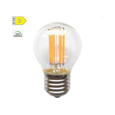 Diolamp LED Mini Globe Filament žiarovka číra P45 4W/230V/E27/2700K/570Lm/360°/Step Dim