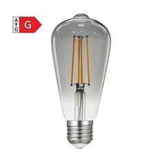 Diolamp LED Filament žiarovka Smoky ST64 8W/230V/E27/1800K/400Lm/360°