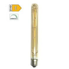 Diolamp LED Filament tubulárna žiarovka Amber T30 6W/230V/E27/2700K/760Lm/360°/Dim
