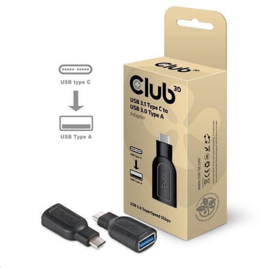 Club 3D Redukcia USB 3.1 typ C na USB 3.0 typ A (M/F) CAA-1521