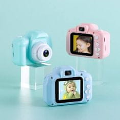 JOJOY® Detský hračkársky mini digitálny fotoaparát a kamera 1080p – ružová | FUNCAM