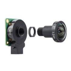 Waveshare Obiektyw M12, 12MP, ogniskowa 3,2mm, kąt widzenia 160° moduły kamery Raspberry Pi M12