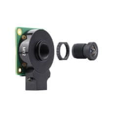 Waveshare Objektív M12, 16 MP, ohnisková vzdialenosť 3,56 mm, uhol pohľadu 105° Moduly kamery Raspberry Pi M12