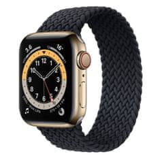 Coteetci Pletený remienok pre Apple Watch 38/40/41mm (čierny) WH5305-BK-148