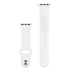 Coteetci Silikonový remienok pre Apple Watch 38 / 40mm - biely