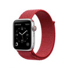 Coteetci Magic Tape Strap for Apple Watch 38/40/41mm Red WH5225-RD