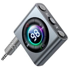 Joyroom JR-CB2 Bluetooth Transmitter 3.5mm mini jack, šedý