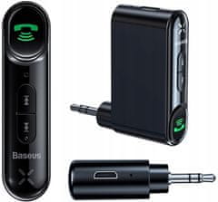 BASEUS Qiyin Bluetooth audio prijímač WXQY-01, čierna