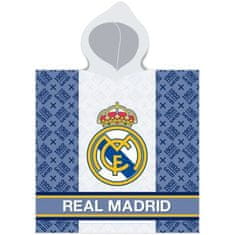 Carbotex Detské pončo - osuška s kapucňou FC Real Madrid