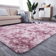 MUVU Huňatý koberec Mäkký koberec PLYŠ RUŽOVÝ PLYŠ 80x150 cm