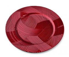 Mondex Dekoratívny podnos Blanche Colours III 33 cm červený