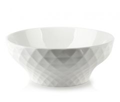 Affekdesign Porcelánová miska DIAMENT 17,5 x 12,5 cm biela