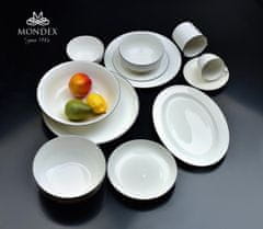 Affekdesign Porcelánový tanier SIMPLE oválny biely