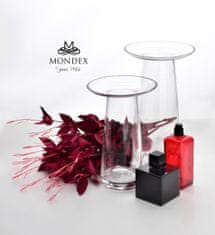 Mondex Váza Serenite 20 cm čirá
