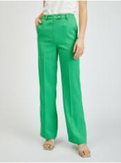 Orsay Zelené dámské flared fit kalhoty 36