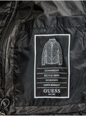 Guess Čierna pánska ľahká prešívaná bunda Guess Super Light L